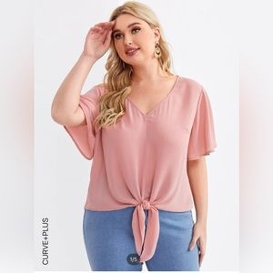1XL Shein Pink Blouse